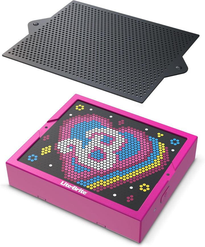 Lite Brite Super Bright HD Barbie-Edition - LED Leucht-Zeichentafel, Neon Effekt Leuchtkunst, kreati