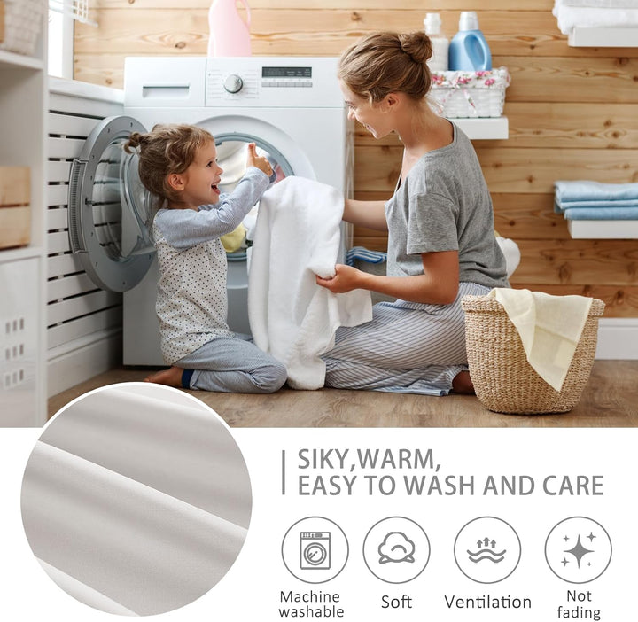 MeYuxg Hausbett Himmel Set, 2 Stück Betthimmel Hausbett Musselin, Kinderbett Baldachin Stoffhimmel f