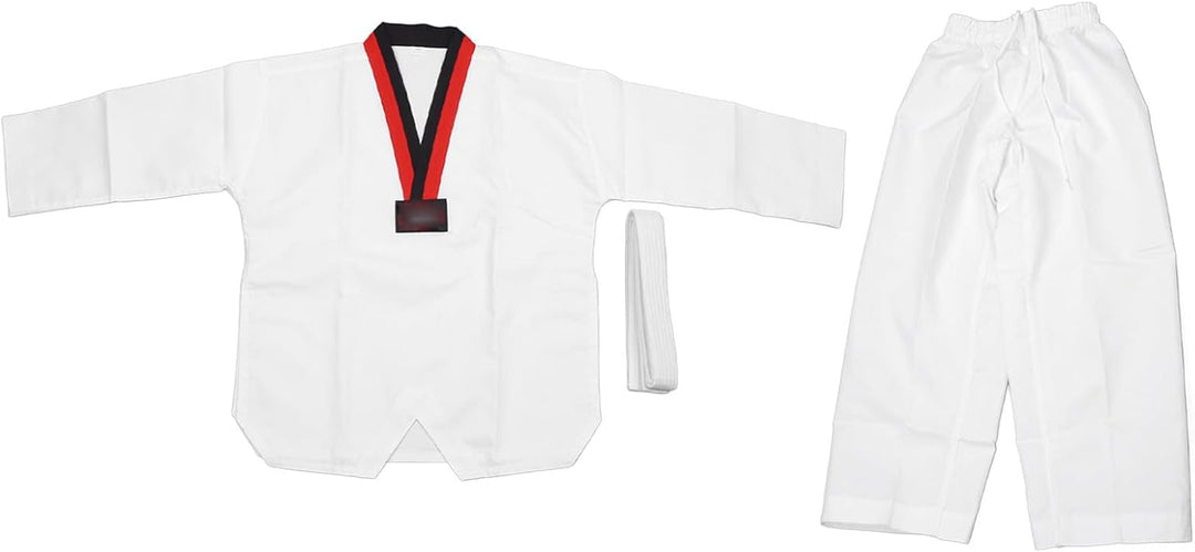 VGEBY Taekwondo-Anzug, Bequem und Atmungsaktiv, Trainingsuniform, mit K?rpergr??e 136 bis 146 cm for