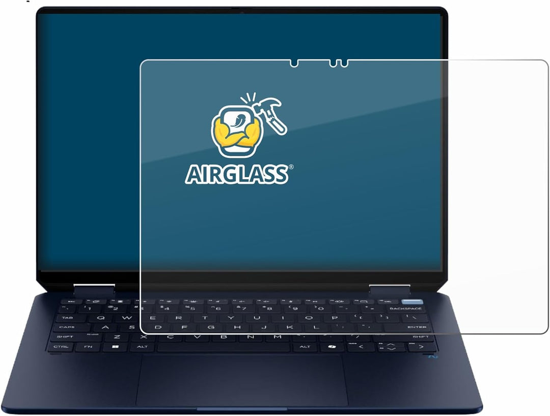 BROTECT Schutzglas für HP OmniBook Ultra Flip 14-fh Schutzfolie Panzer Folie Glas[Extrem Kratzfest 9
