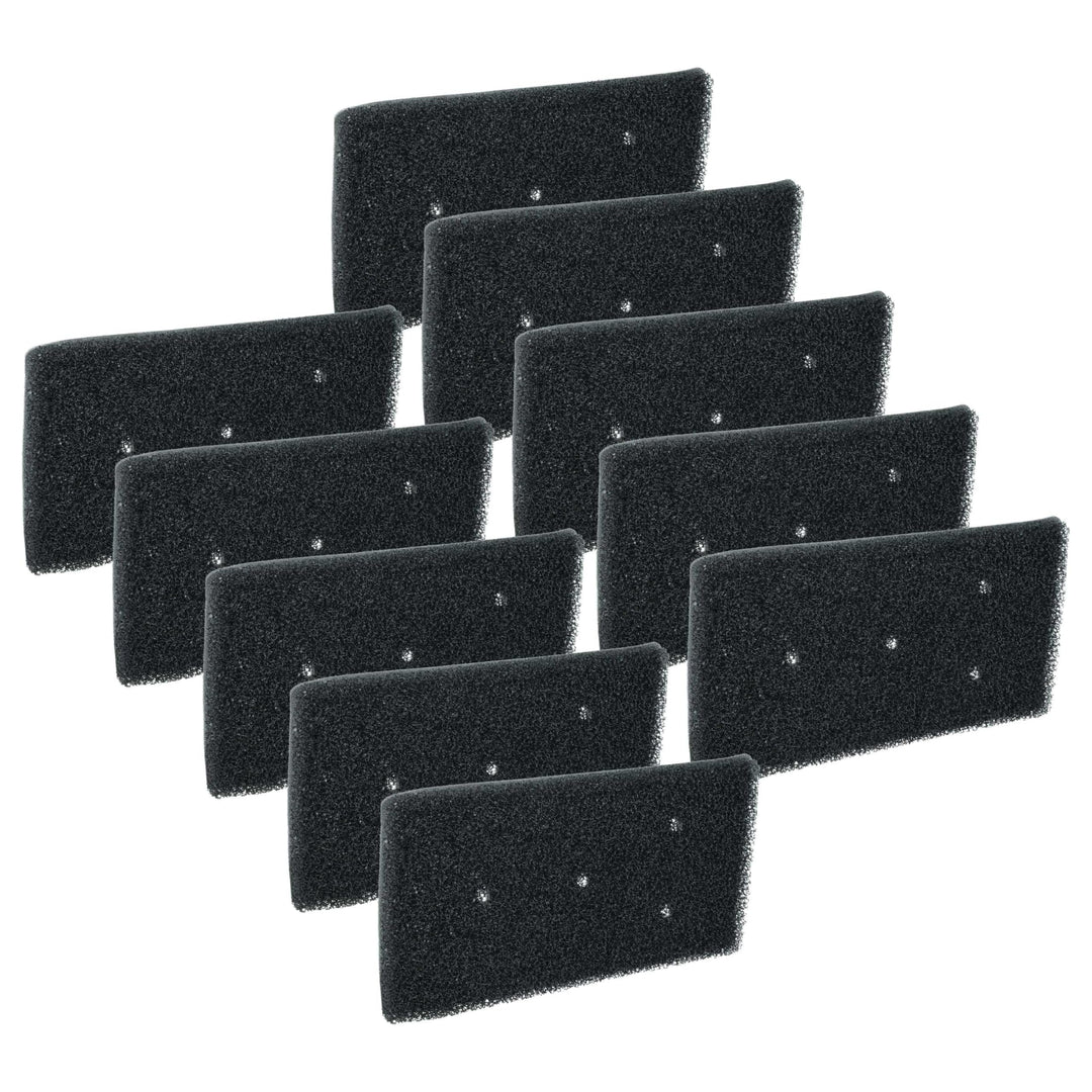 vhbw 10x Schaumfilter kompatibel mit Bauknecht TK Super Eco 7, TRTrend82A2BW (856039603050), TRTrend