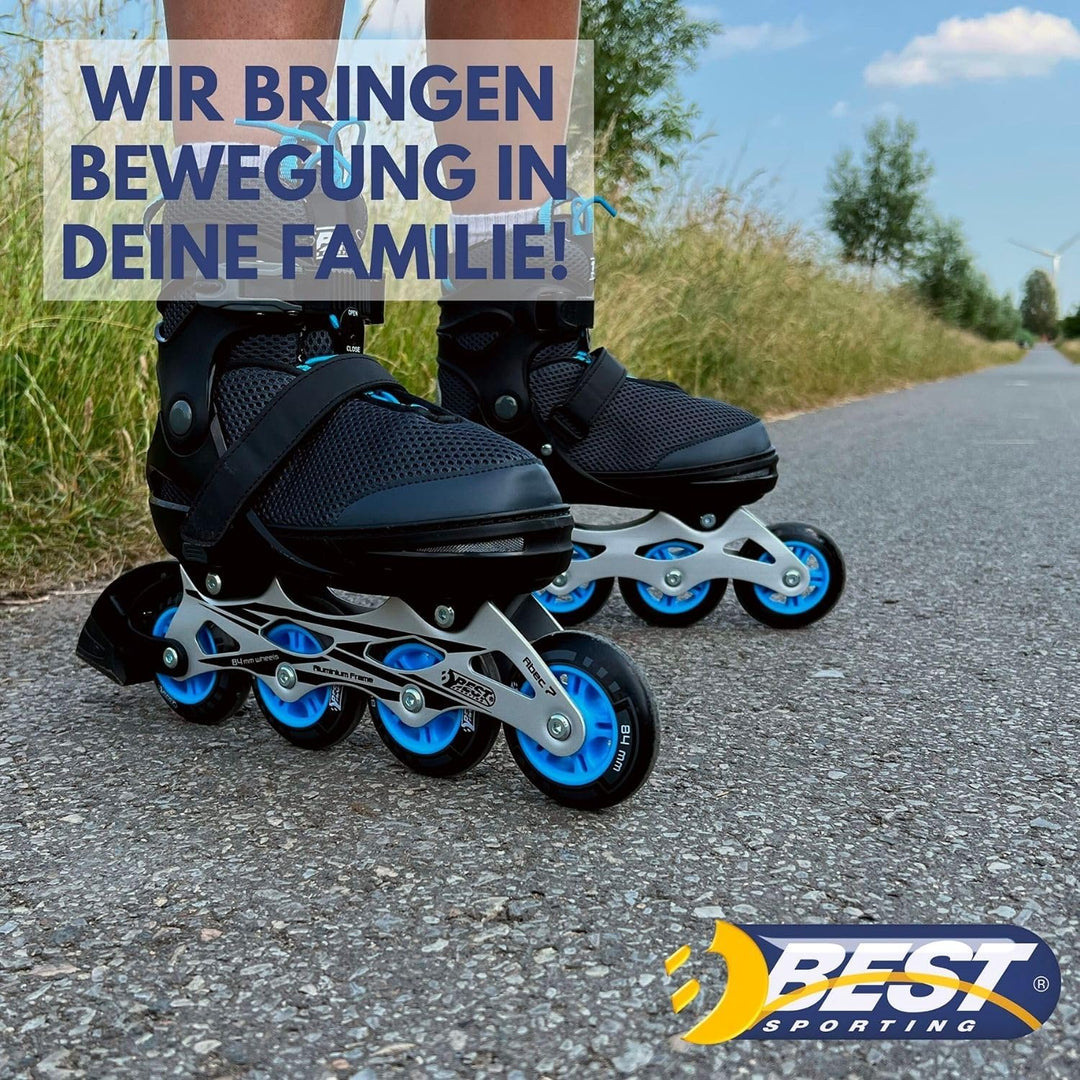 Best Sporting Inline Skates Erwachsene &amp; Jugendliche I Rollschuhe Grösse 37-41 I Breitenverstellung