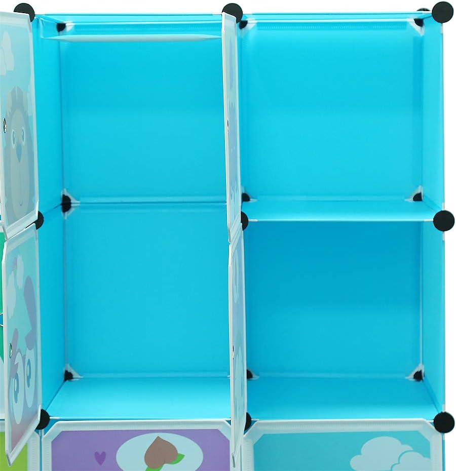 Professioneller Schrank aus Kunststoff für Kinder, 12 Würfel, Schränke, Aufbewahrungsschrank, Schlaf