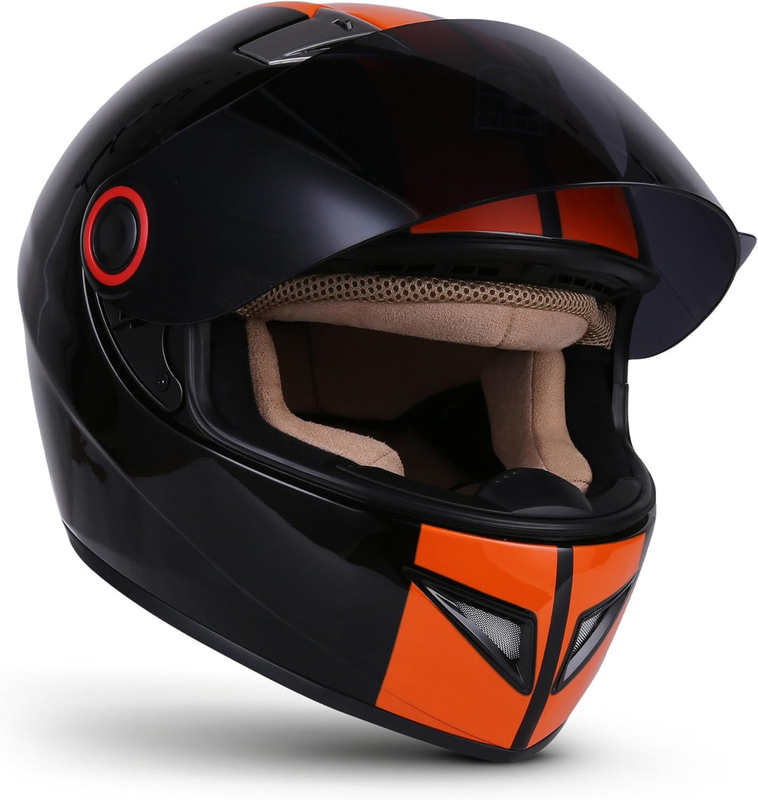 Soxon® ST-666 „Deluxe Titan“ · Integral-Helm · Full-Face Motorrad-Helm Roller-Helm Scooter-Helm Crui