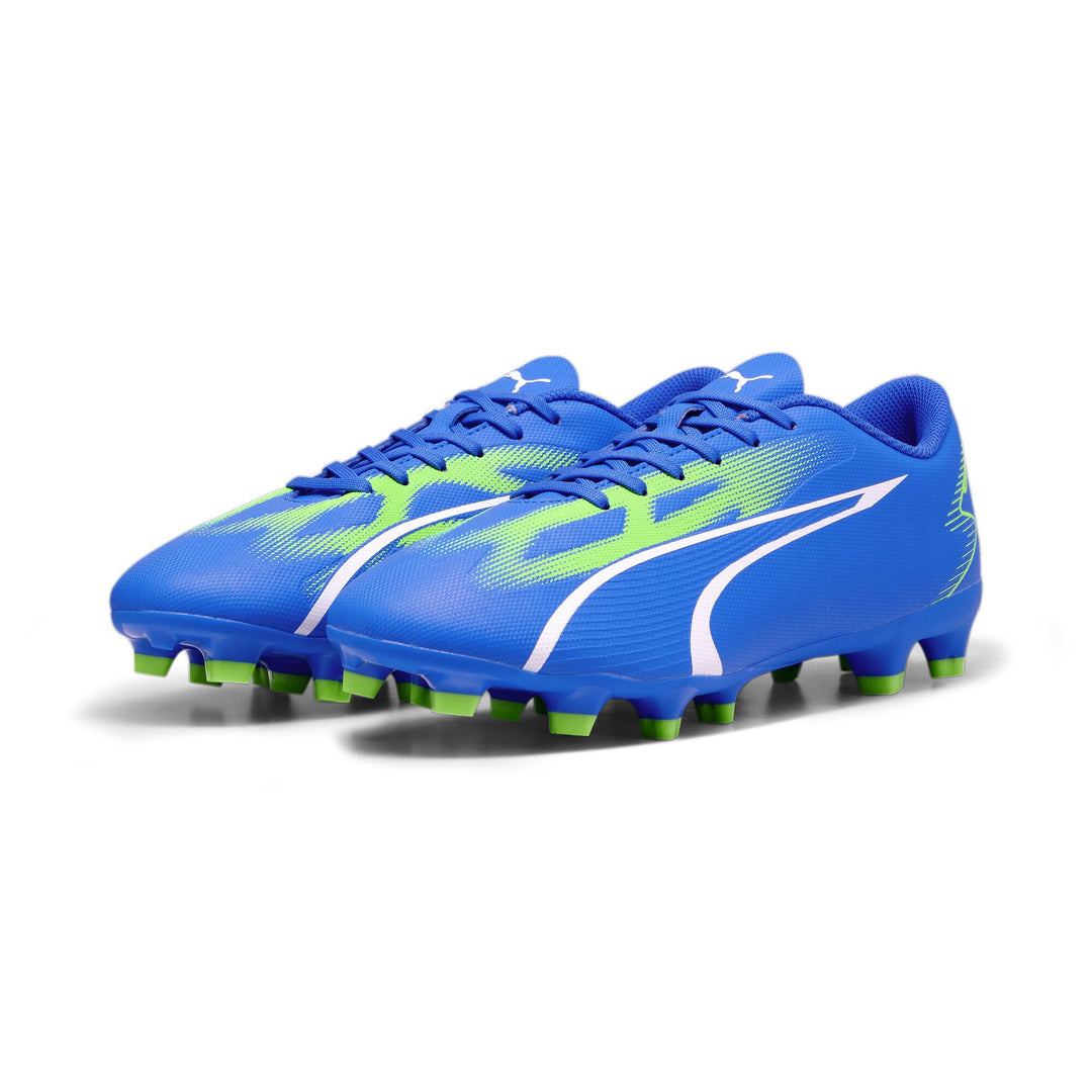 PUMA Herren Ultra Play Fg/Ag Fussballschuh 40.5 EU Ultra Blue Puma White Pro Green, 40.5 EU Ultra Bl