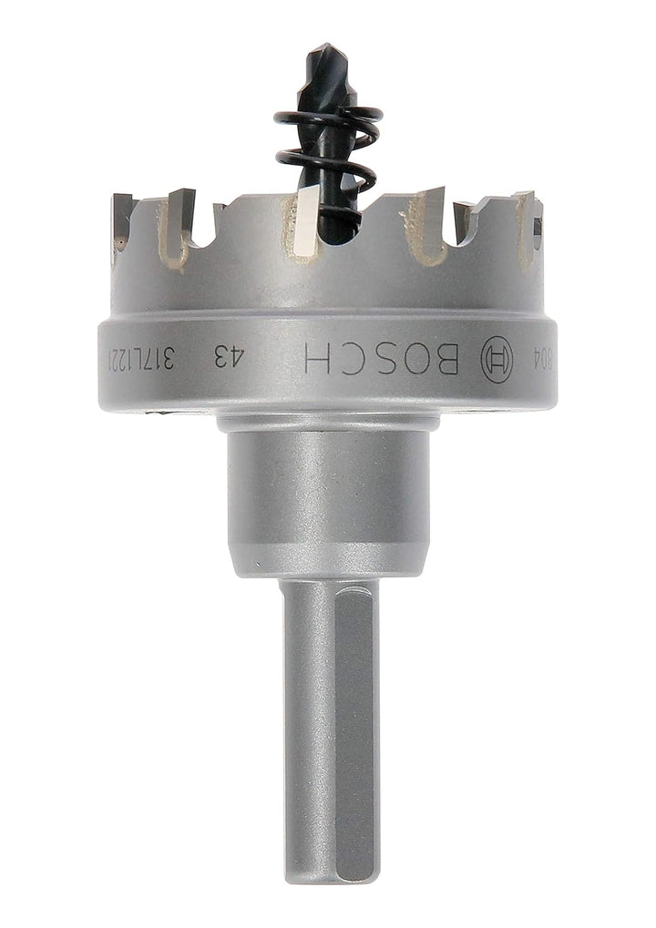 Bosch Accessories Professional Carbide Lochsäge Precision for Sheet Metal (Edelstahl, Ø 43 mm, Zubeh
