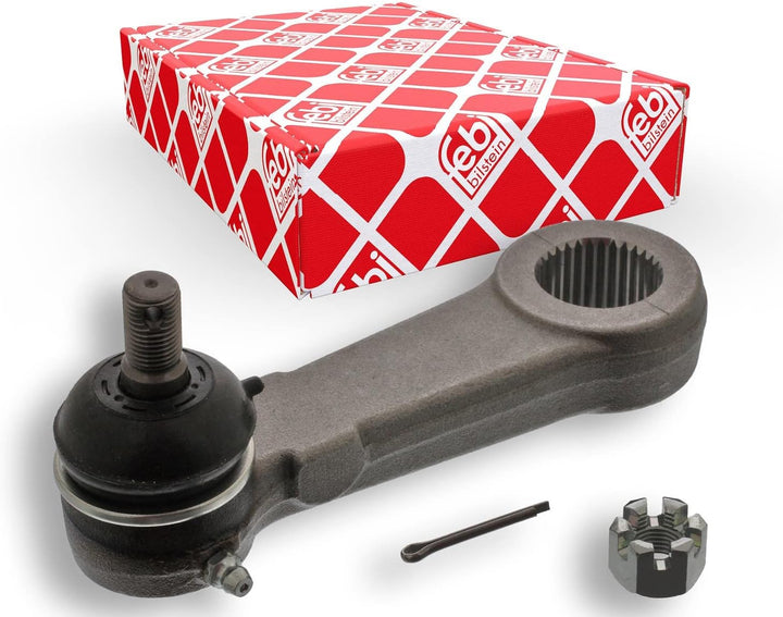 febi bilstein 41294 Lenkstockhebel mit Kronenmutter und Splint , 1 Stück
