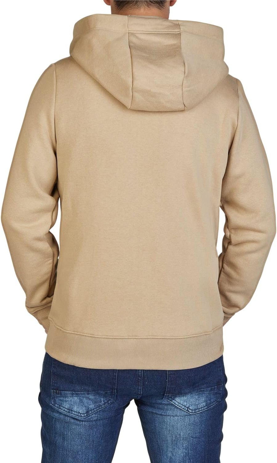Sweatjacke Herren mit Kapuze Reissverschluss Regular Fit RIVNoah Kapuzenjacke Braun Rot Blau Schwarz