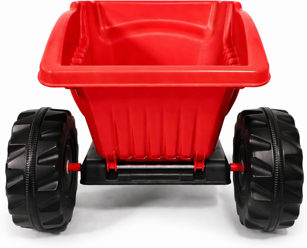 Lemodo, Anhänger für Kindertraktor, 35 kg belastbar, ab 3 Jahren, Kindertraktoranhänger, Transportan