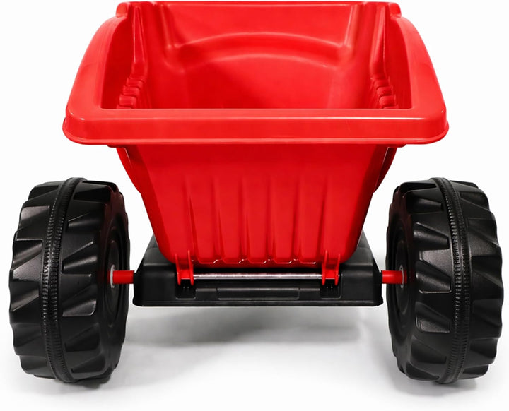 Lemodo, Anhänger für Kindertraktor, 35 kg belastbar, ab 3 Jahren, Kindertraktoranhänger, Transportan