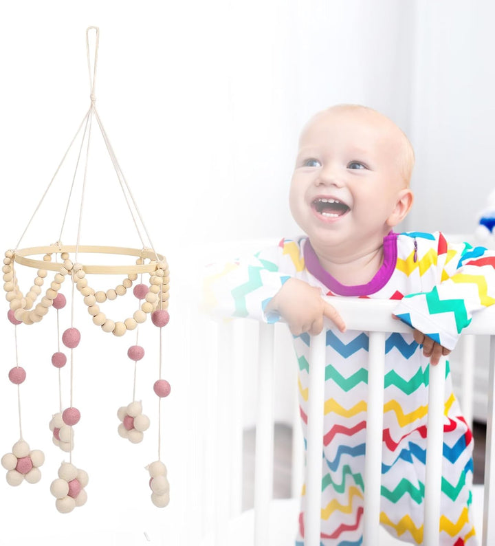 Neugeborenes Hängendes Baby Mobile, Handgefertigtes Einzigartiges Design, Sanfte Bewegung, Bettglock