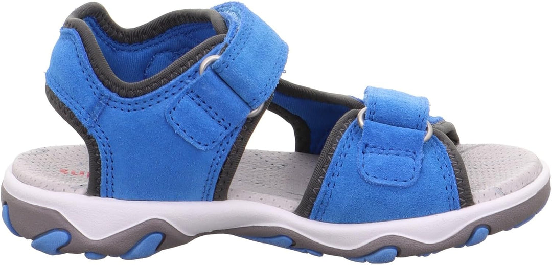 Superfit Jungen MIKE 3.0 Riemchensandalen 25 EU Blau Grau 8040, 25 EU Blau Grau 8040