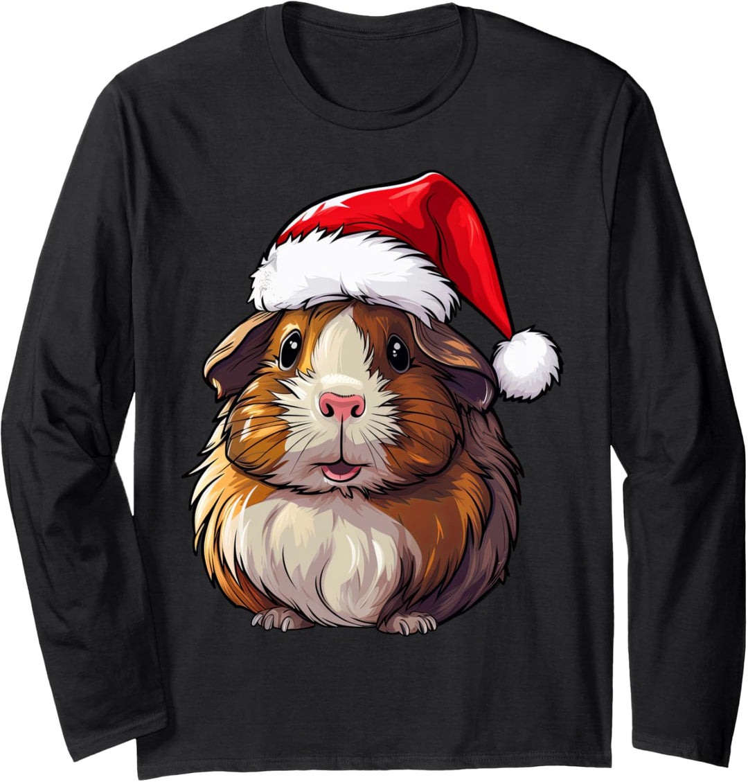 Meerschweinchen Weihnachten Langarmshirt