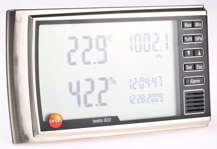 Testo SE &amp; Co.KGaA Testo 622 Hygrometer mit Druckanzeige, 0560
