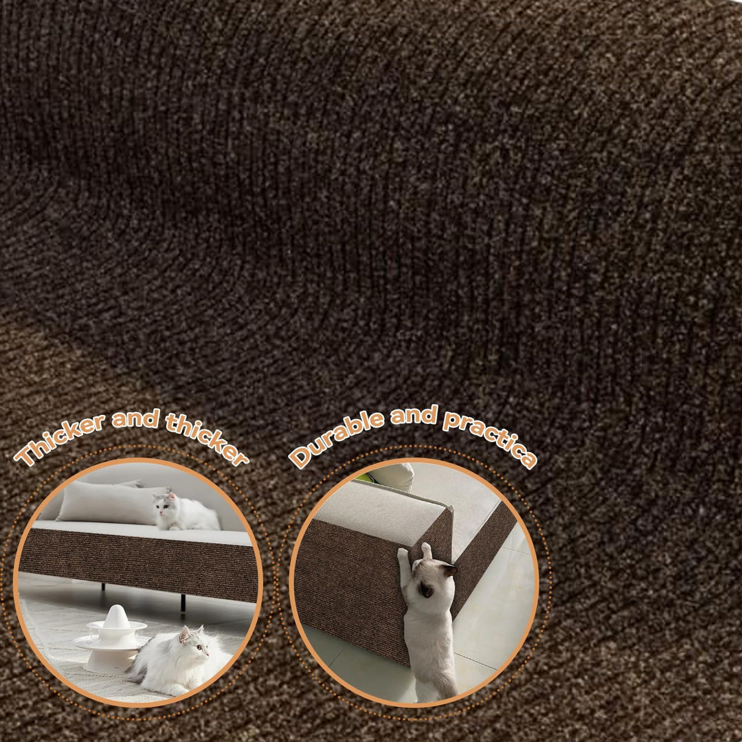 Kratzschutz Sofa Katze, Kratzmatte Selbstklebend für Sofa & Wand, Katzen Kratzbrett, Trimmbarer Schu
