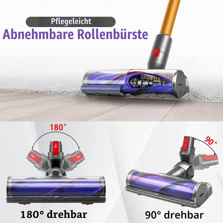 Elektrische Bürste für Dyson V12 Slim, Ersatzteil Direktantrieb Reiniger Kopf Turbine Bodendüse für