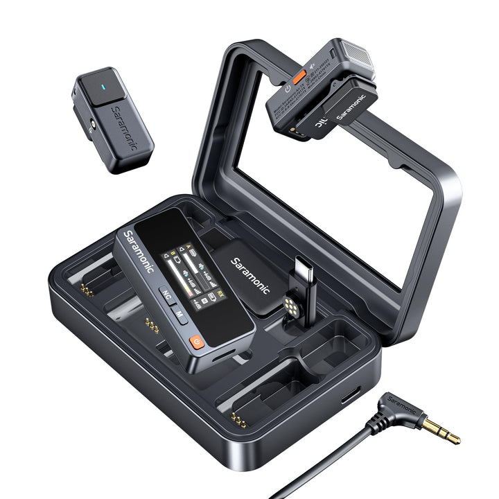 Saramonic Air Wireless Lavalier Mikrofon mit USB-C,48kHz/24Bit, 90dB SNR, Mikrofon Handy für iPhone1