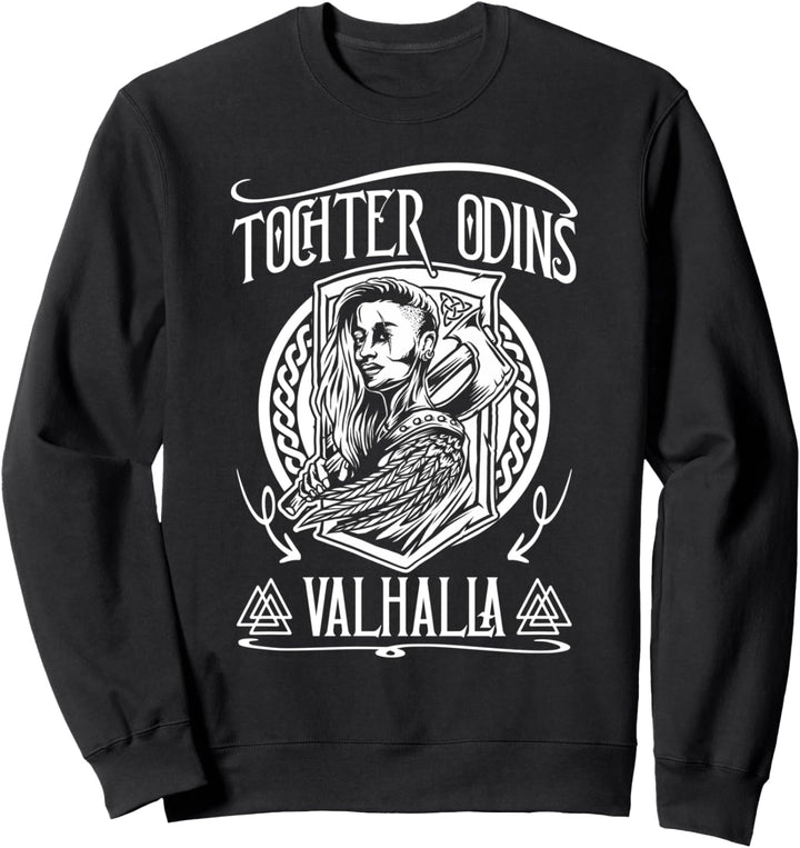 Walhalla Wikinger Sprüche Schildmaid Tochter Odins Valhalla Sweatshirt