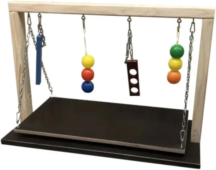Spielwürfel Spielblock mit Wackelbrett wasserfest für Hunde & Welpen, ca. 80x60x40cm (BxHxT), bis 30