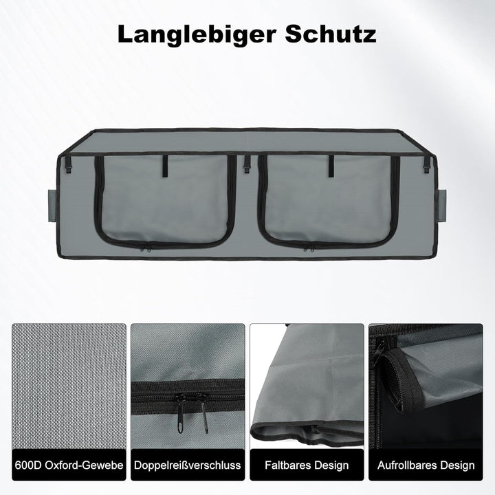 CISSIYOG Campingküche,Camper Hängeschrank,36" RV Oberkopf Weichseitig Aufbewahrungsschrank,Outdoor C