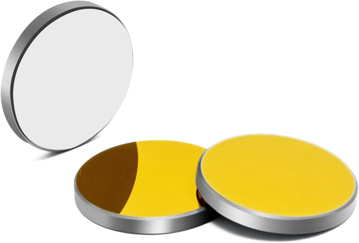 MCWlaser 3PCS Si CO2 Laser Spiegel 19mm Silicon CO2 Laser Reflective Mirrors Durchmesser: 19 mm für
