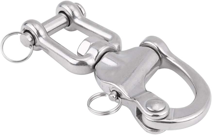 Schnappschäkel Gross Kutsche-Für Schnappschäkel 128Mm - Edelstahl-Wirbelschäkel, 316 Edelstahl-Wirbe