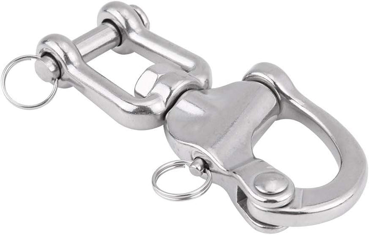 Schnappschäkel Gross Kutsche-Für Schnappschäkel 128Mm - Edelstahl-Wirbelschäkel, 316 Edelstahl-Wirbe