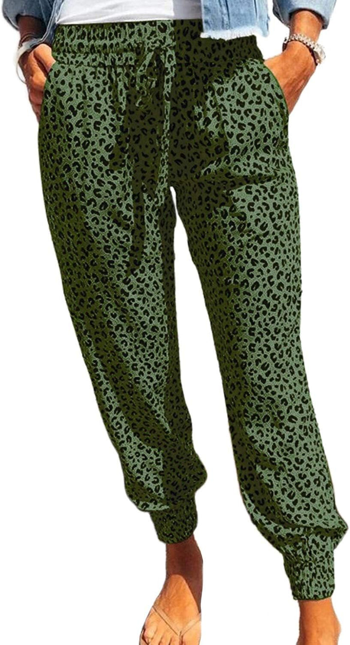 Dokotoo Damen Jogginghose Lang Freizeithose Sporthose Elastisch Pumphose Haremshose Lässige Lose Sto