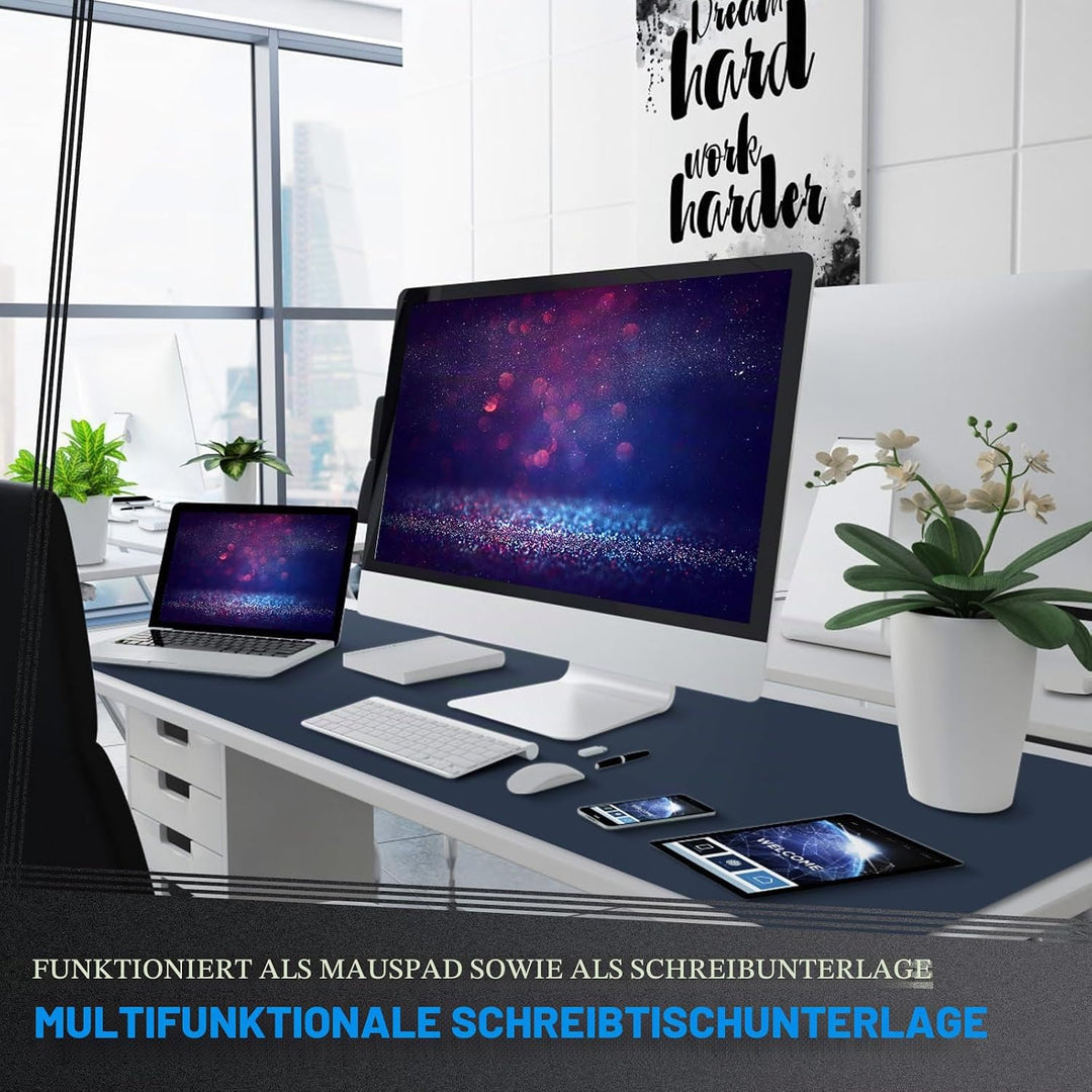 Knodel Tischunterlage, Schreibtischunterlage, 120 x 60cm PVC Tischunterlage, Laptop Tischunterlage,