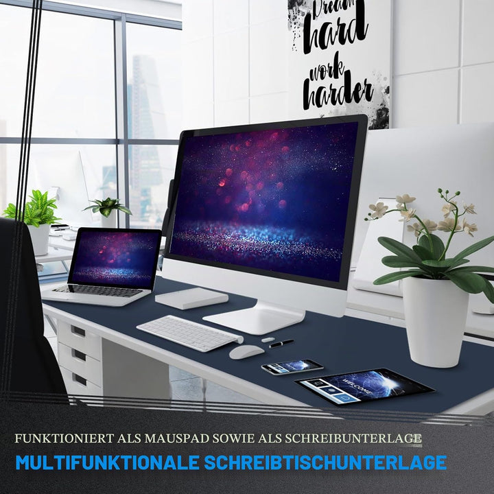 Knodel Tischunterlage, Schreibtischunterlage, 120 x 60cm PVC Tischunterlage, Laptop Tischunterlage,
