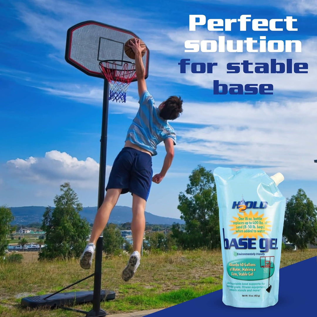 BaseGel Basketballtor, tragbar, Polymer, 473 ml 16-Ounce, 16-Ounce