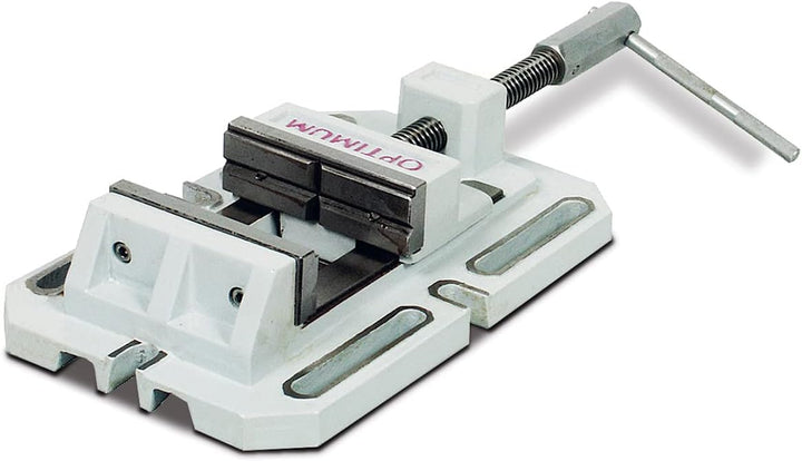 Optimum Bohrmaschinenschraubstock BSI 200 (Backenbreite, Spannweite 200 mm, Prismenbacken), 3000220