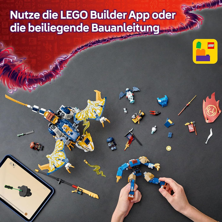 LEGO NINJAGO Rogues Mech-Drachenreiter - Ninja-Spielzeug mit Drachen, 4 Minifiguren und Ausrüstung -