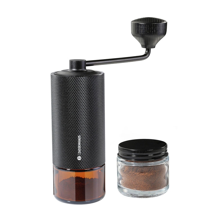 Zassenhaus manuelle Kaffeemühle BARISTA 2.0, Espressomühle, CNC gefrästes Edelstahlmahlwerk, Stufenl