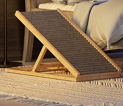 Hohe Traktion Hunderampe, Folding Tragbare Hölzerne Hunderampe für All Klein Gross Tiere - 70cm Lang