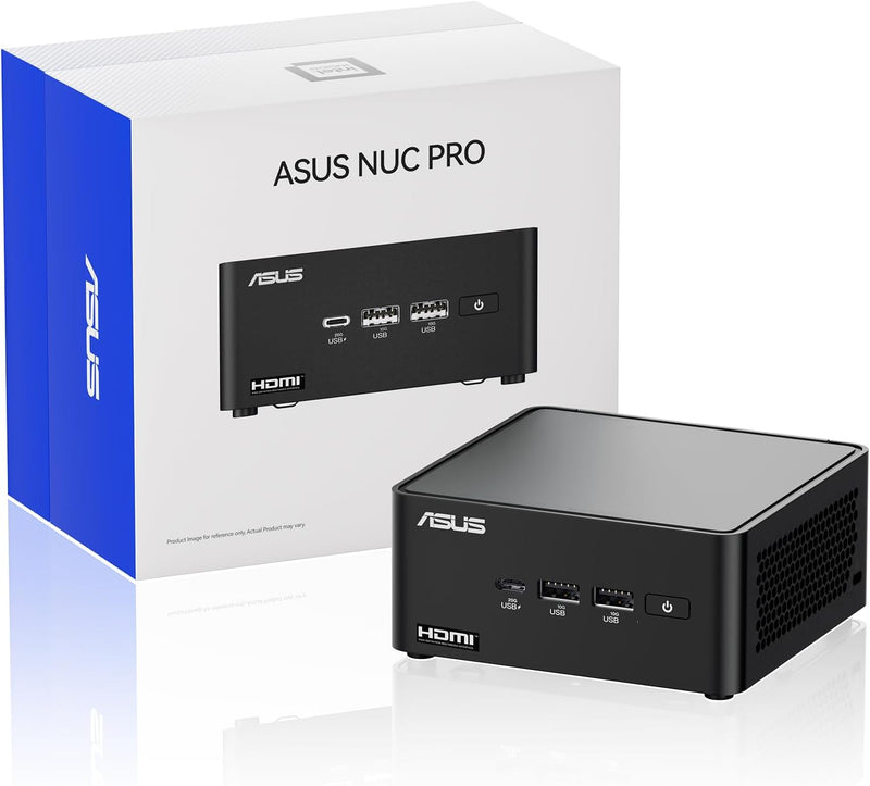 Intel NUC 14 Pro AI Mini-Computer, NUC14RVHU5: Intel Core Ultra5-125H (14C/18T, bis zu 4,5GHz), Inte