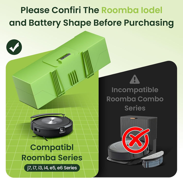 6800mAh Akku ABL-D1 ABL-D2 ABL-F Für iRobot Roomba J7 J7+ J7 Plus, J9 J9+, J8 J8+ J6 J6+, J5 J5+, I8