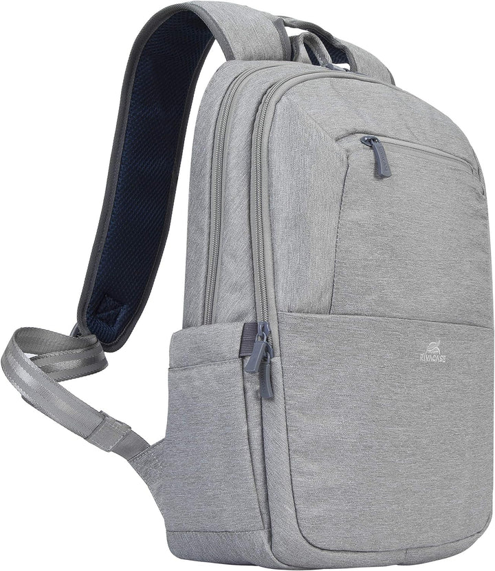Rivacase wasserfester Laptop-Rucksack mit einem Fach für Notebook bis 15,6 Zoll und Tablet bis 10,1