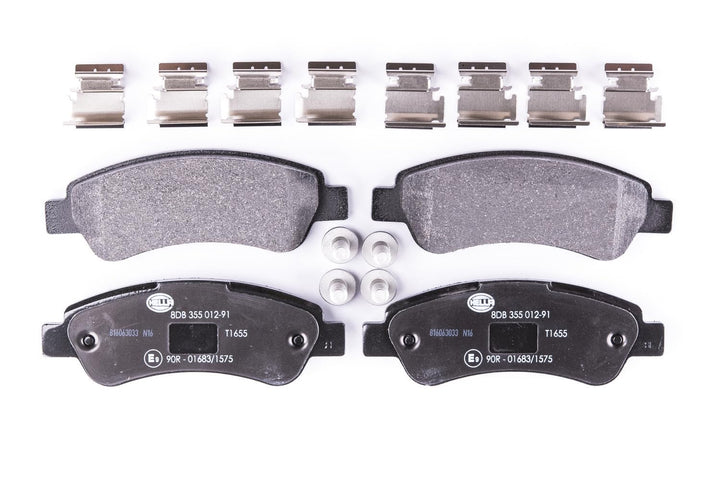 HELLA PAGID 8DB 355 012-911 Bremsbelagsatz - T1655 - Dicke/Stärke: 18.8mm - Bremssystem: Bosch - nic