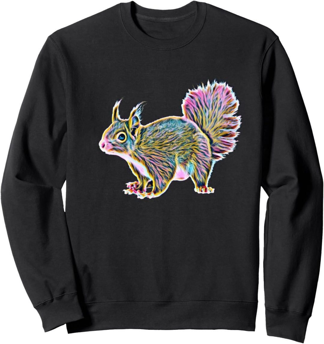 Eichhörnchen Motiv Streifenhörnchen Sweatshirt