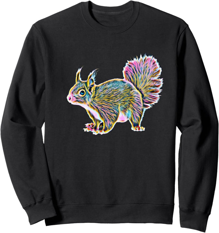Eichhörnchen Motiv Streifenhörnchen Sweatshirt