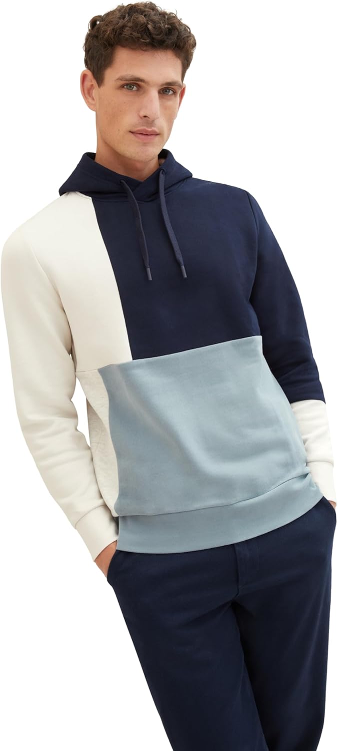 TOM TAILOR Herren Sweatshirt M 10668 - Sky Captain Blue, M 10668 - Sky Captain Blue