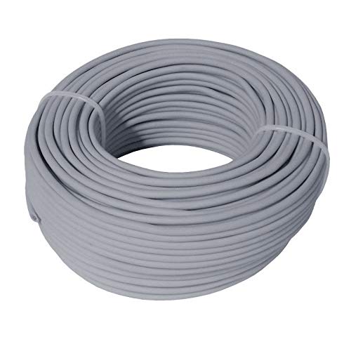 WITTKOWARE LiYY 2x0,50mm² Elektronik-Steuerleitung ohne Abschirmung, Kupfer, Mantelfarbe grau, Kabel