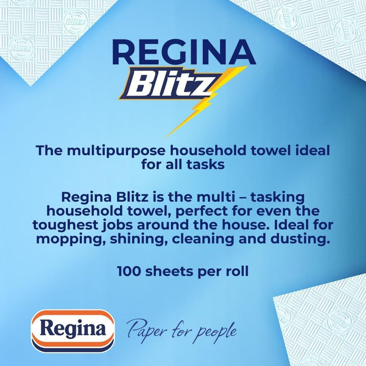 Regina Blitz Haushalt Handtücher, 4 Stück, insgesamt 8