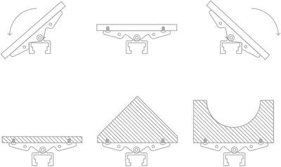 Piher tool, Schwenkbare Aufsätze, 2 Stück, 0 Schwenkbare Aufsätze, 2 Stück Braun, Schwenkbare Aufsät