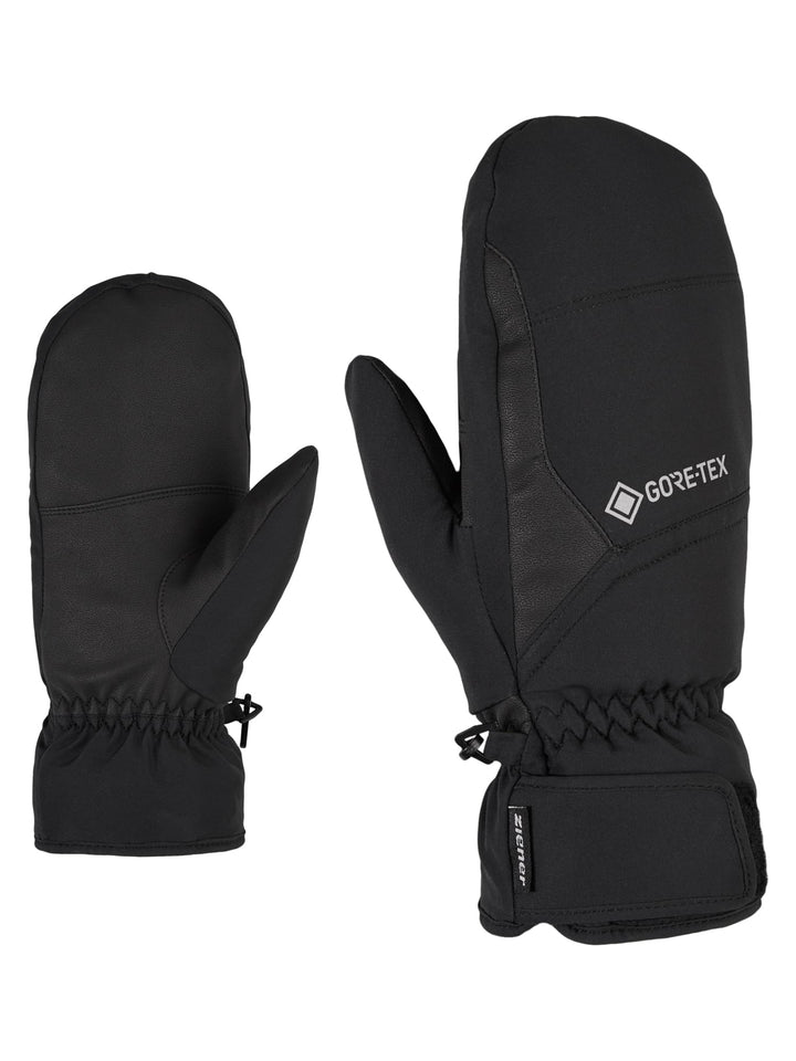 Ziener Garwel GTX Mitten Glove Alpine Ski-Handschuhe/Wintersport | Wasserdicht, Atmungsaktiv 9 Schwa