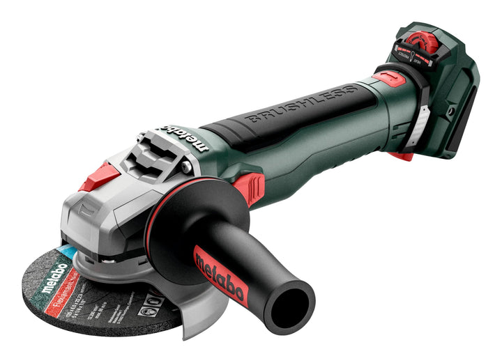 metabo Akku-Winkelschleifer WVB 18 LT BL 11-125 Quick - 18 V, 125 mm Scheiben-Ø - Brushless Motor, D