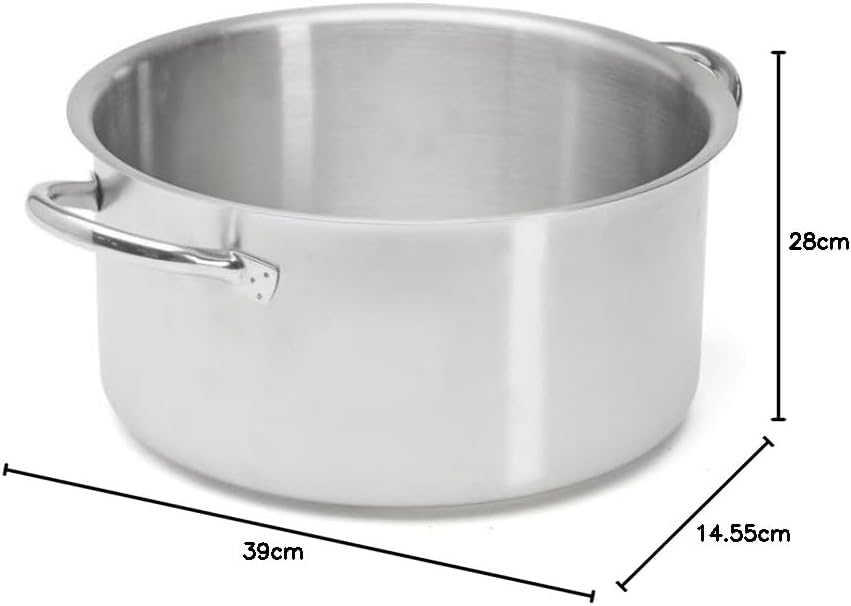 De Buyer 3505.28 Kochtopf/Deckel, Durchmesser 28 cm