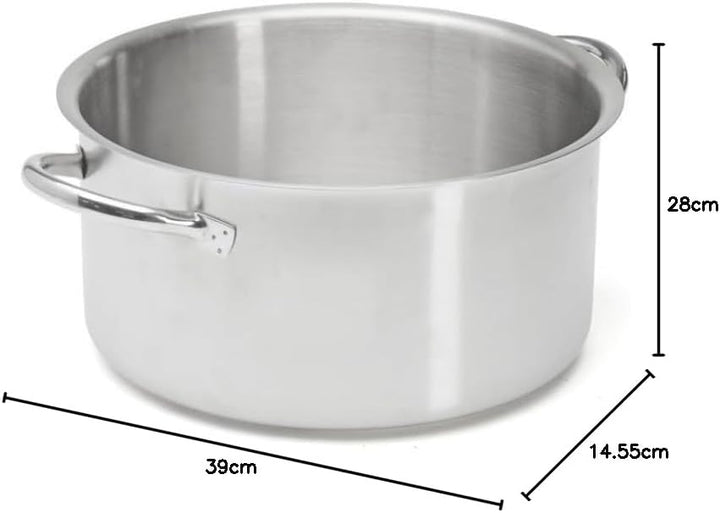 De Buyer 3505.28 Kochtopf/Deckel, Durchmesser 28 cm