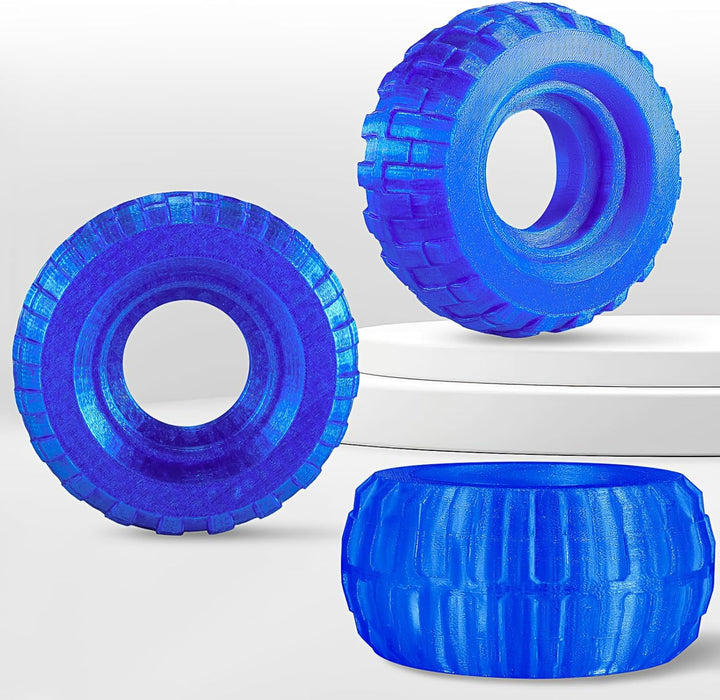 ERYONE TPU Filament 1.75mm, 3D Drucken Filament TPU, 0.5kg 1 Spool, Transparent Blue 0.5kg-e-Transpa